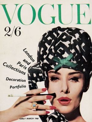 Vintage Vogue magazine covers - wah4mi0ae4yauslife.com - Vintage Vogue UK March 1960.jpg